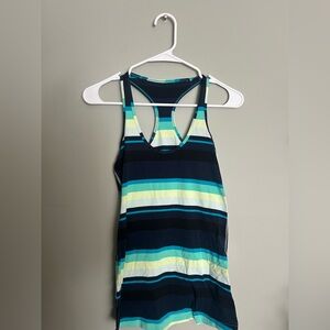 lululemon athletica Striped Tank Top - Blue and Yellow
